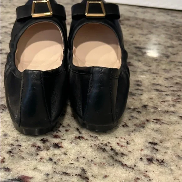 Cole Haan Women's Black Emory bow ballet flats Flats with Bow Accent size 9 - Picture 6 of 7